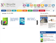 Tablet Screenshot of neuville-de-poitou.com